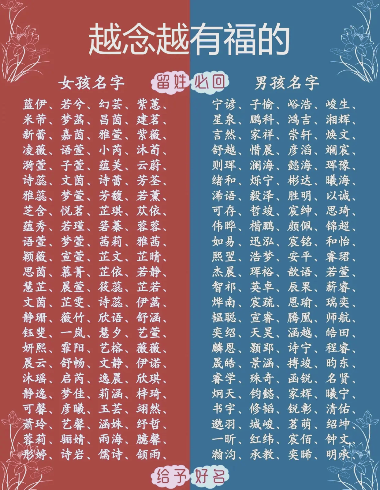 免费取名字