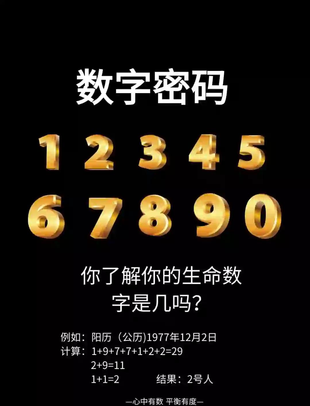 数字生命密码