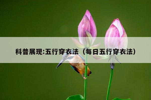 科普展现:五行穿衣法（每日五行穿衣法）