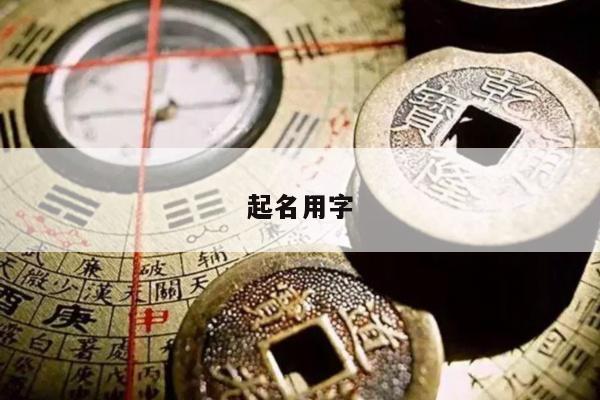 起名用字