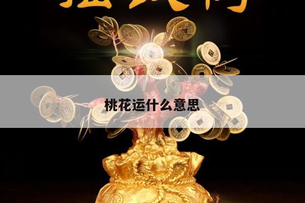 桃花运什么意思